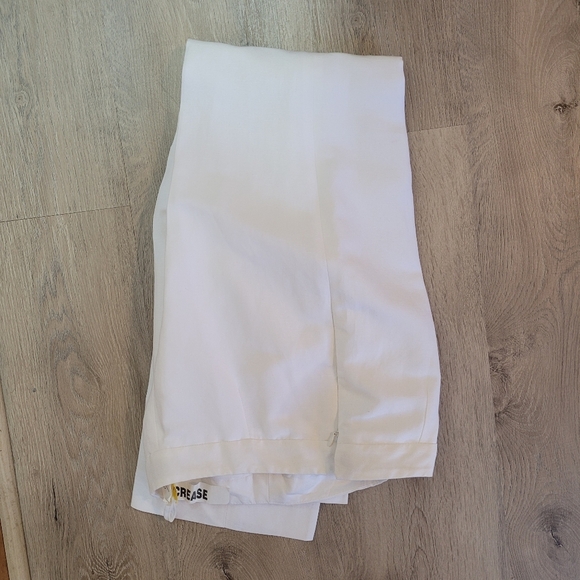 Kasper white linen/viscose pants size 4 - Picture 3 of 6